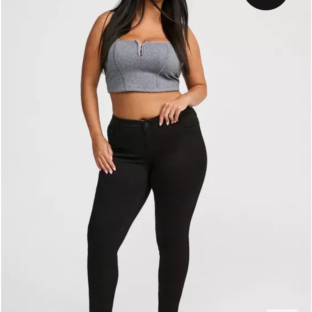 Torrid Black Luxe Skinny Jeans